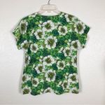 Vintage Hawaiian sunshine Hawaiian hibiscus scrub top S Green Photo 1