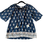 Fat Face Uk boho tassel detail blouse size 2 White Photo 0