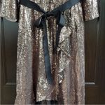 Lane Bryant NWT Rose Gold Sequined Ruffle Skirt Hi-Lo Dress 18 / 20 Rtl. $99.95 Photo 8