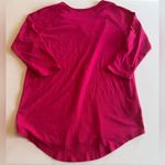 Eddie Bauer EDDIE‎ BAUER Women’s 3/4 Sleeve Pink Casual Top with Neckline Detail Size Medium Photo 3