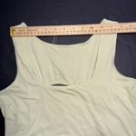 Lululemon  Pima Cotton Open Back Midi Dress High Low Hem Dewy Green Sleeveless 6 Photo 6