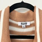 525 America  Raya Stripe Polo Knit Sweater Dress in Walnut Multi Size M LIKE NEW Photo 5