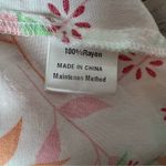 🎈One Shoulder White/Multicolor Floral Maxi Dress Size L Orange Size L Photo 5