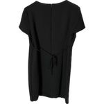 Motherhood Maternity Women’s Black Dress Large Short Sleeve Lined Scoop Neck Photo 2