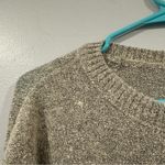 Staccato  Gray Blue Yellow Striped Crewneck Sweater Medium M Photo 2