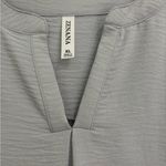 Zenana Outfitters Gray Ruffled Sleeve Top Photo 2