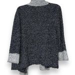 Ruby Rd . women's size large grey draped cardigan sweater lightweight longsleeve Photo 5