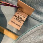 L.L. Bean Size S Aqua Blue Mock Beck Long Sleeve Quarter Zip Pullover Fleece Top Photo 10