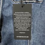 Kut From The Kloth NWT  Helena Jean Jacket Women's Size L Blue Photo 1