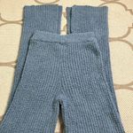 4th & Reckless LIRIA KNIT TROUSER, split hem, slate blue Pants, size XS Photo 3