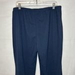 Suzanne Betro NWT   Women's High Rise Pull On Flare Pants Size 2X Navy Photo 4