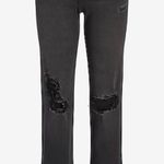 EXPRESS Super High Rise Straight Jeans  Photo 4