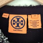 Tory Burch Women’s Button Front Long Sleeve Tweed Blazer Jacket Black Size XS Photo 5