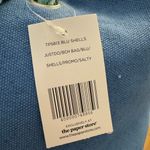 Blue Beach Tote Bag with Sea Life Design and Rope Handles NWT Photo 2