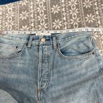 Aritzia Denim Forum The Joni High‎ Rise Loose Distressed Slouchy Size 29 x 29 Blue Photo 10