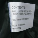 Gallery  S Black Quilted Snap Front Cotton Jacket Photo 1