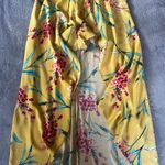 Love Tree Yellow Tropical Shorts With A Line Skirt Photo 0