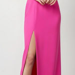 Amanda Uprichard Cherri Strapless Gown, Hot Pink, Large Photo 0