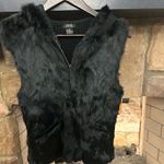 Shine NEW YORK Black Faux Fur Vest. Medium Photo 0