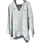 Soft Surroundings ‎ My Weekend Hoodie Light Gray Long Sleeve Size 2X Photo 1