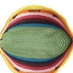 KURT GEIGER LONDON Chelsea Rainbow Raffia Open Top Convertible Straw Tot… Gold Photo 2