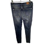 Judy Blue  Distressed High Waisted Skinny Jeans With Striped Fabric Photo 4