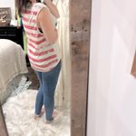 Signature Studio  Cream Tee with Black Pocket size small Photo 3