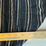 Sybil California Striped Dress L Boho Festival Resort Beach Lagenlook Pockets Black Size L Photo 7