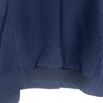 J.Crew  Tweed Wool Blend Bomber Lady Jacket Navy Gold Button Size 20 Photo 11