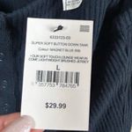 Cotton On Body Blue Super Soft Button Tank size L NWT Photo 3