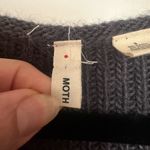 Anthropologie Moth Alpaca Blend Blue Sweater Mini Dress Photo 3