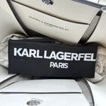 Karl Lagerfeld  Paris Louise Tote- Winter White Photo 9