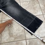 Judy Blue Wide Leg Crop Jeans Women's Size 7/28 Black Wash Frayed Hem euc euc Photo 4