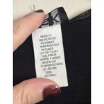 Vintage Y2K 90s 2000s Stretchy Rib Knit Top Black Brown Glitter Going Out Small Photo 2