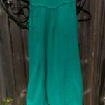 Sundance  S Green Cotton Dress Coverup Ruffle neckline Photo 5