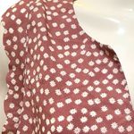 SheIn Ditsy Flower Print Blouse Pink and White Sleeveless 1X Photo 10