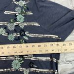 LOGO By Lori Goldstein LOGO Lavish Sequin Embroidery Trapeze Tunic size XL Gray Photo 10