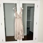 Show Me Your Mumu Samantha Ruffle Wrap Dress Show Me the Ring Luxe Satin Photo 1