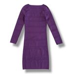 Rolo & Ale Plum Bandage Bodycon Dress Women’s Small Long Sleeve Cocktail Party Red Photo 4