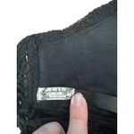 Free People Intimately Crochet Lace Halter Top Black Size M Festival Bohemian Photo 2