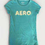 Aeropostale  Women's Vintage Blue T Shirt  2000s Y2K Twilightcore Medium Photo 0