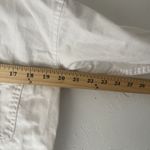 American Eagle  Size Small White Cotton Denim‎ Western Embroidered Button Jacket Photo 7