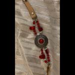 Red Western style wrap bracelet Photo 1
