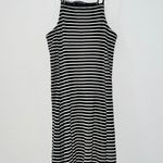 Brandy Melville Black White Abigail Striped Tank Dress Photo 0