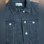 Madewell  black denim jacket, in EUC Photo 2