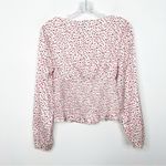 Princess Polly  Smocked Melvin Red and Black Polka Dot Ruffle Hem Top Sz. 6 Photo 5