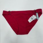 Roxy  Bikini Bottoms Size Large Casual Mood Full Swim NWT Magenta Tortoise Rings Photo 10