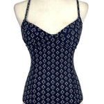 Athleta Blue Taza Kaimana Tankini Bikini Swim Top Size 32B/C Photo 0