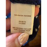 Free People  Dress Medium Blue‎ White Floral Collared Mini Retro Boho Cottagecore Photo 8