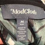 Modcloth YOU MAKE LOVING FUN GREEN SHIFT PETER PAN COLLAR LONG SLEEVE DRESS M Photo 4